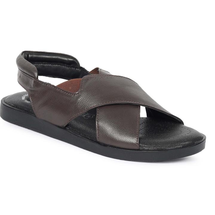 150201  GLOBERS ZEL PAD SANDLE BROWN