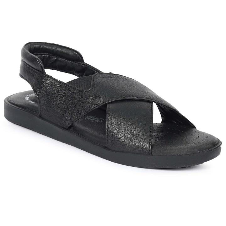 150201  GLOBERS ZEL PAD SANDLE BLACK