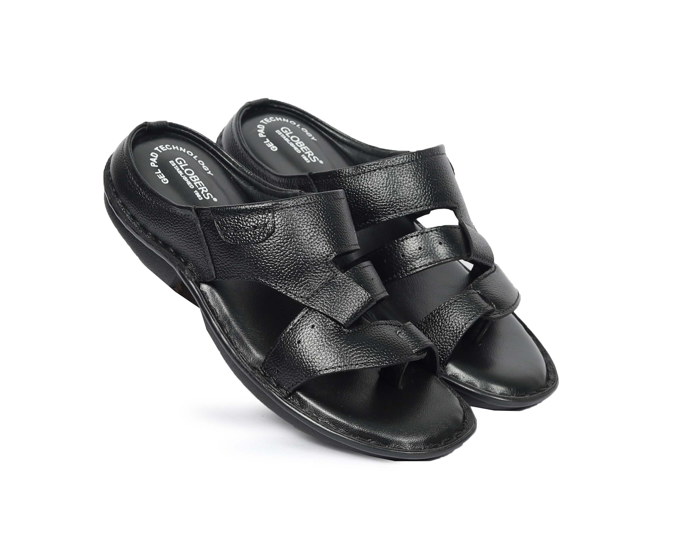 21006 GLOBERS+  genuine leather chappal with thumb for Men | zel pad inside